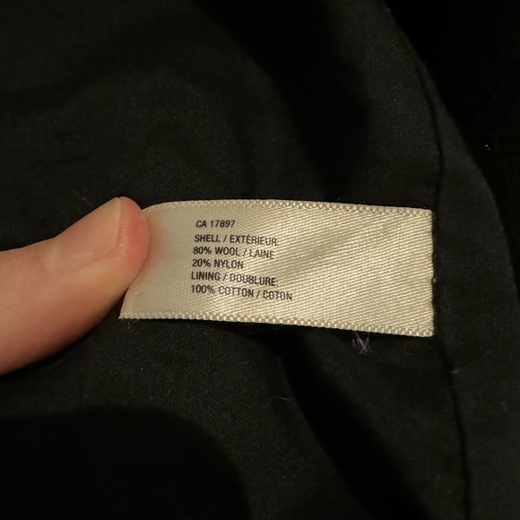 GAP Women’s Black Pea Coat Jacket - Picture 4 of 5